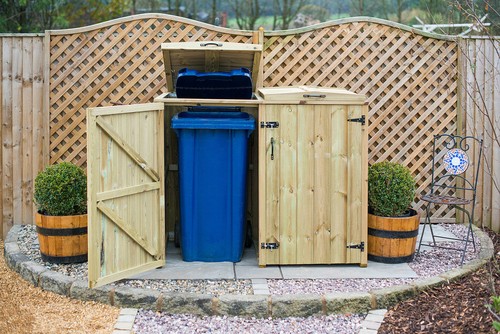Bellus double wheelie bin - double,
