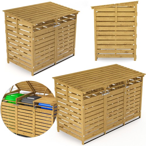 Wooden double triple wheelie - double,