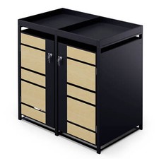 Dustbins with Lids Bin Storage