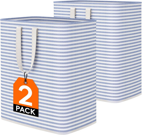 2pc 100l laundry hamper - 100l,