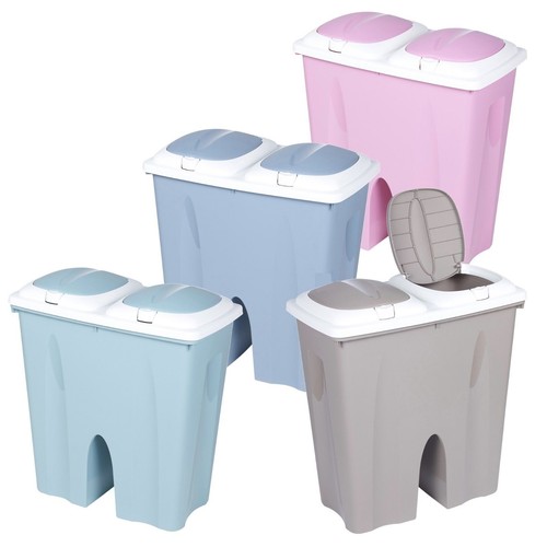 Duo double recycling - double, bin