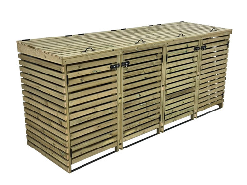 Binhaven slatted wheelie bin - binhaven,