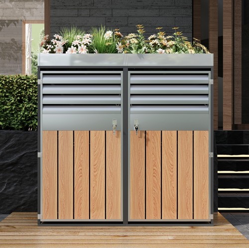 Double wheelie bin storage x - storage,