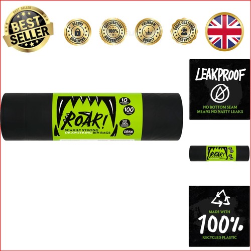 Durable black refuse sacks - durable,