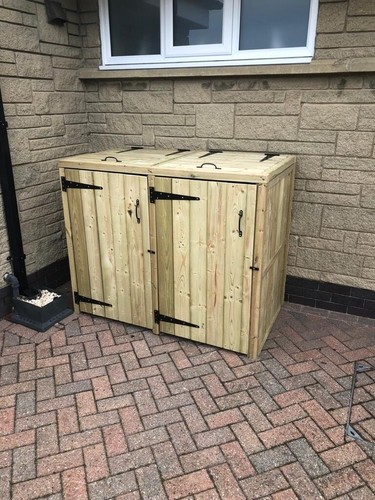 Wheelie bin store - store, ,