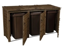 Wooden Wheelie Bin Store